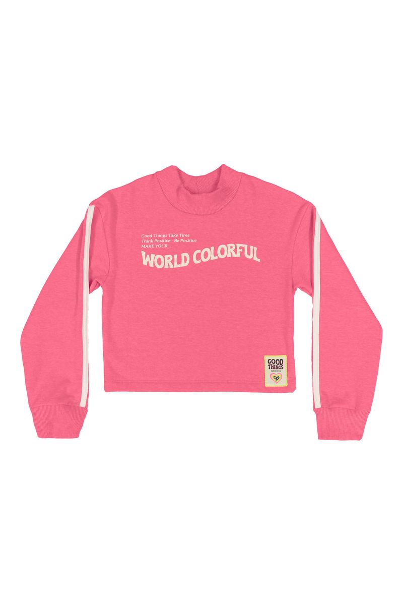 Conjunto-Blusao-e-Calca-Infantil-Menina--Rosa--Bee-Loop