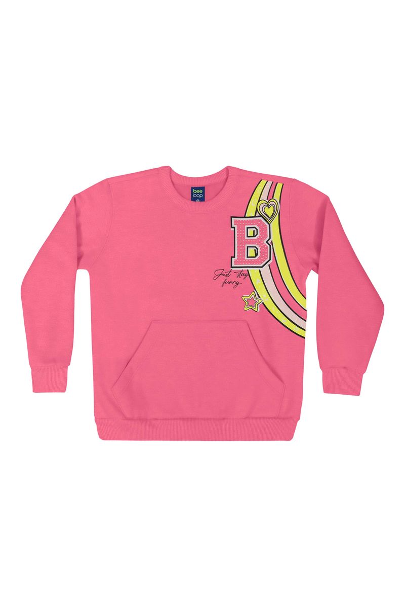 Conjunto-Blusao-e-Legging-Infantil-Menina--Rosa--Bee-Loop