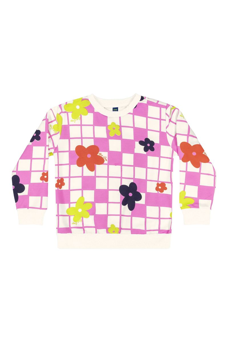 Conjunto-Blusao-e-Calca-Infantil-Menina--Roxo--Bee-Loop