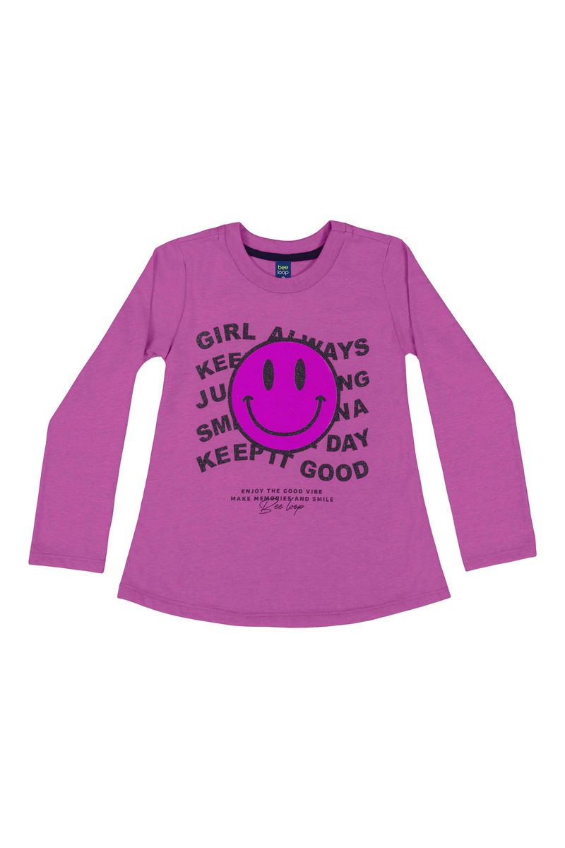 Conjunto-Blusa-e-Legging-Infantil-Menina--Roxo--Bee-Loop
