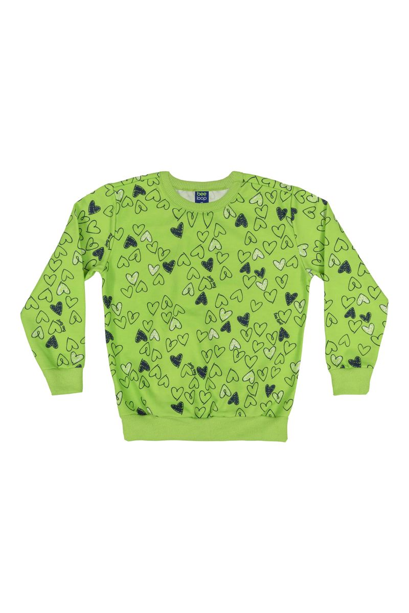 Conjunto-Blusao-e-Legging-Infantil-Menina--Verde--Bee-Loop