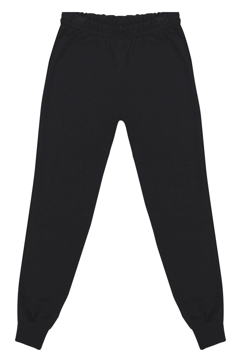 Calca-em-Moletom-Infantil-Menina--Preto--Bee-Loop