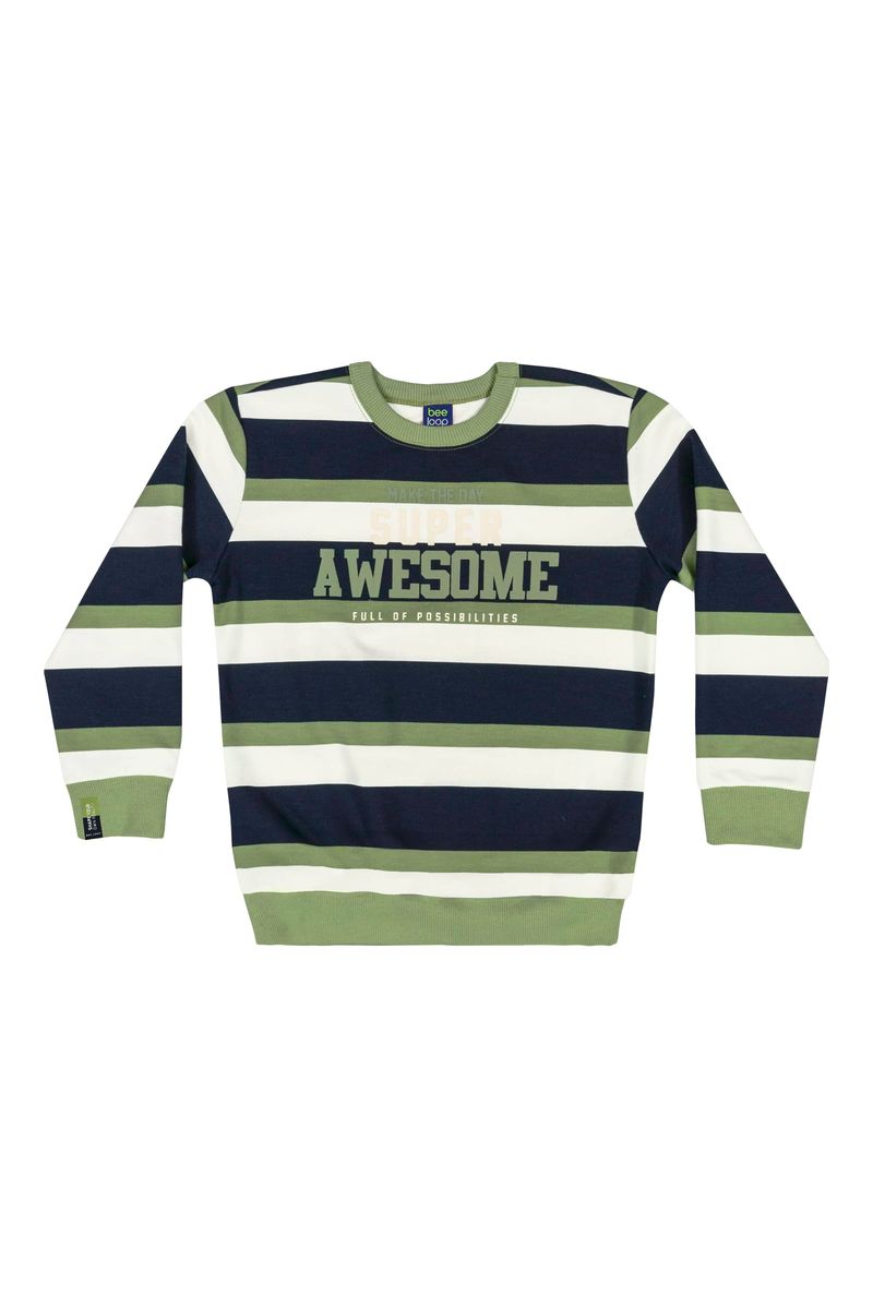Conjunto-Blusao-e-Calca-Infantil-Menino--Verde--Bee-Loop