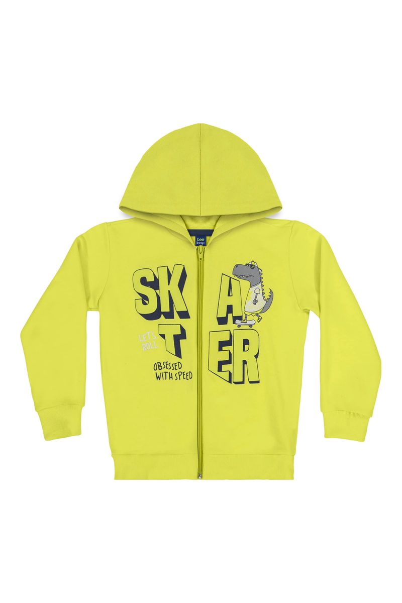 Conjunto-Jaqueta-e-Calca-Moletom-Infantil-Menino--Verde--Bee-Loop