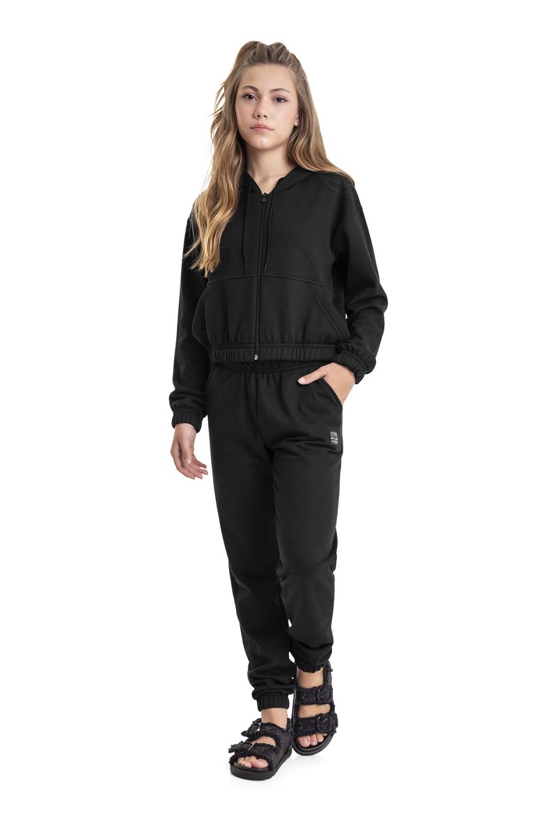 Conjunto-Jaqueta-e-Calca-em-Moletom-Juvenil--Preto--Gloss