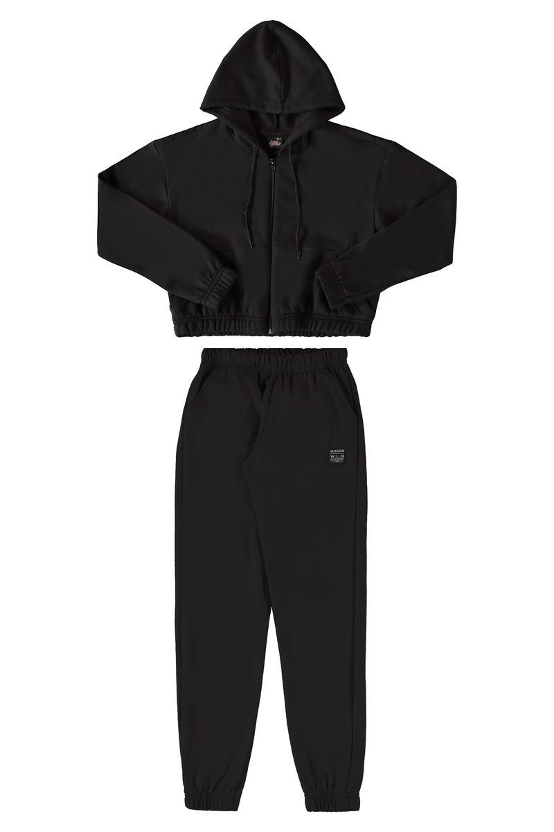 Conjunto-Jaqueta-e-Calca-em-Moletom-Juvenil--Preto--Gloss
