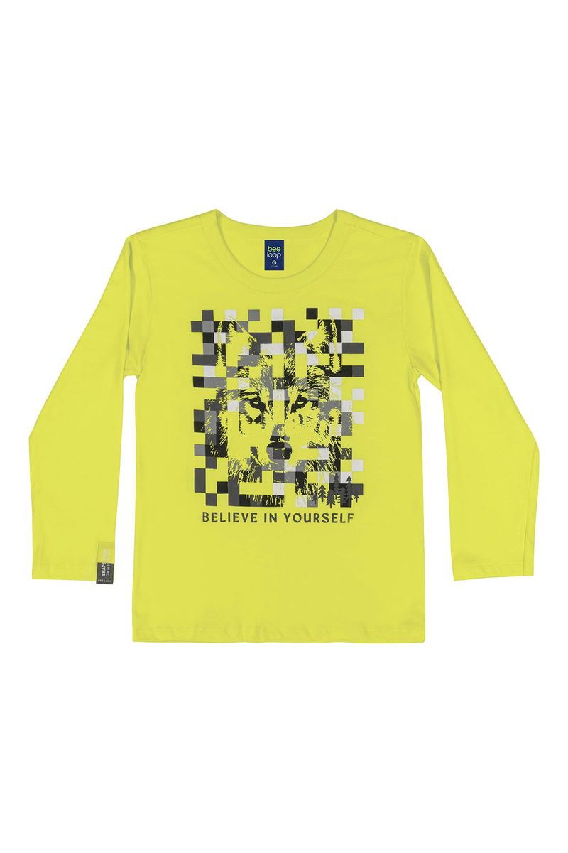 Conjunto-Camiseta-e-Calca-Infantil-Menino--Verde--Bee-Loop
