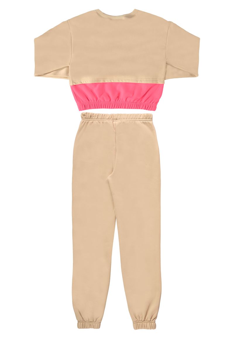 Conjunto-Blusao-e-Calca-em-Moletom-Juvenil--Bege--Gloss