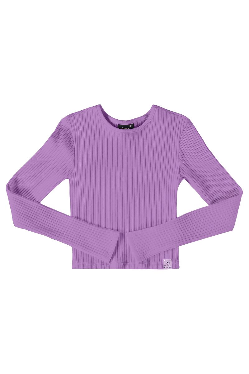 Blusa-Cropped-Basica-em-Ribana-Canelada-Juvenil--Roxo--Gloss