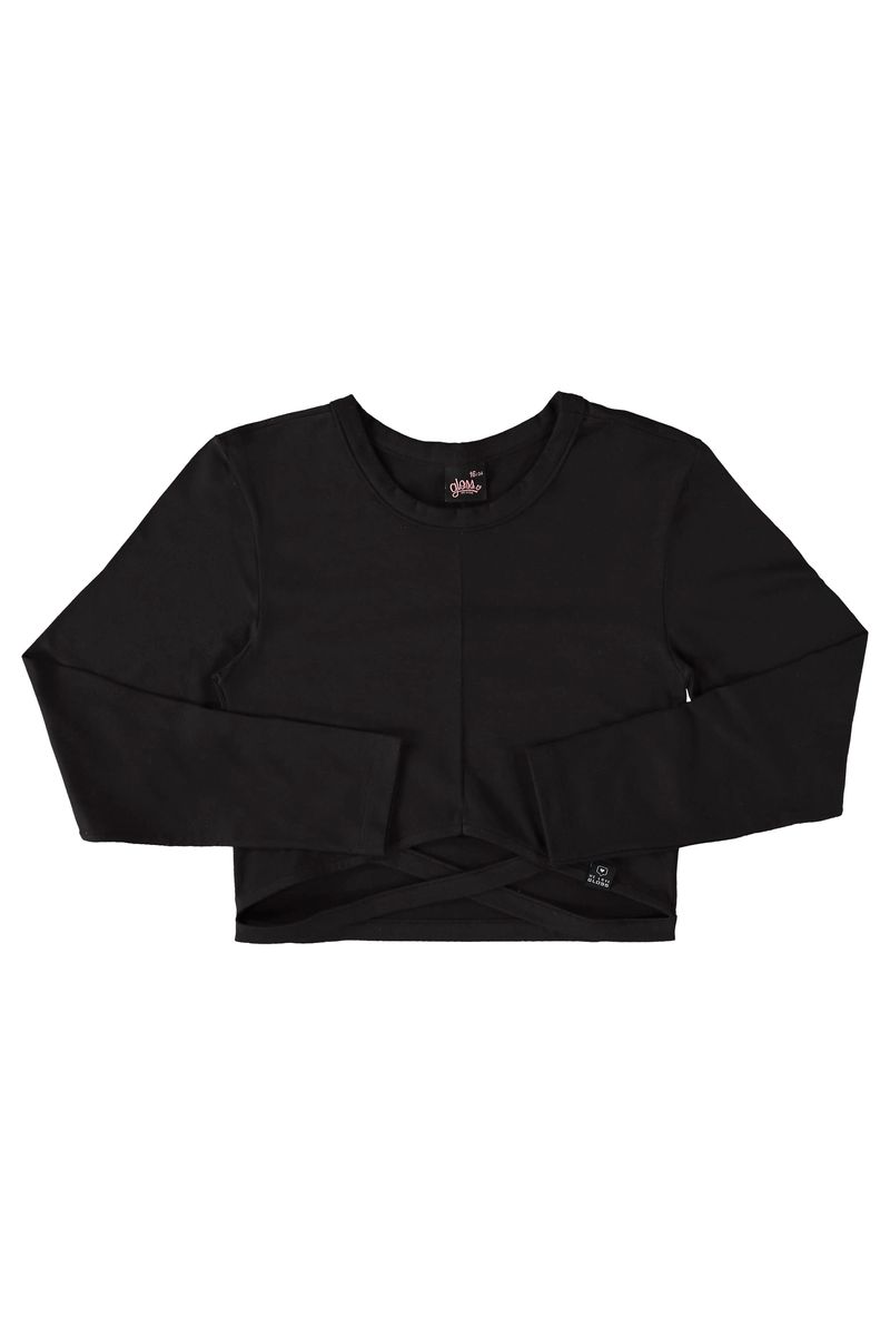 Blusa-Cropped-Basica-em-Cotton-Juvenil--Preto--Gloss