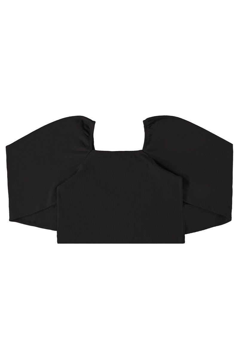 Blusa-Cropped-Basica-em-Ribaninha-Juvenil--Preto--Gloss