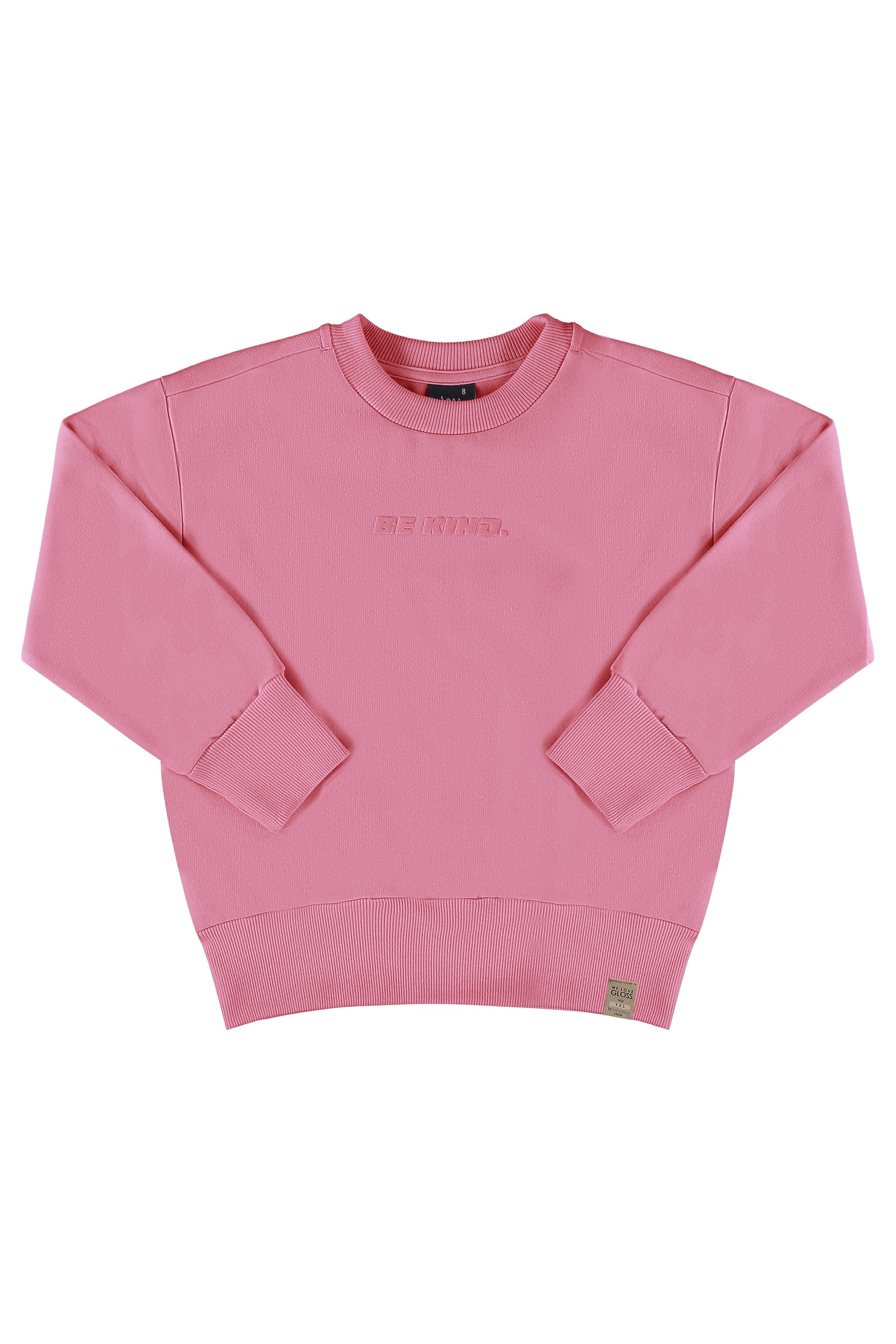 Blusão Básico em Moletom Juvenil (Rosa) Gloss