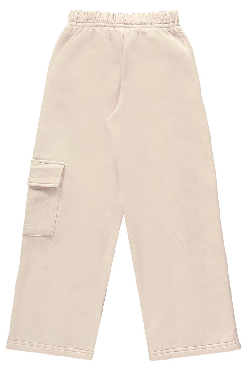 Calca-Wide-Leg-Basica-em-Moletom-Juvenil--Bege--Gloss