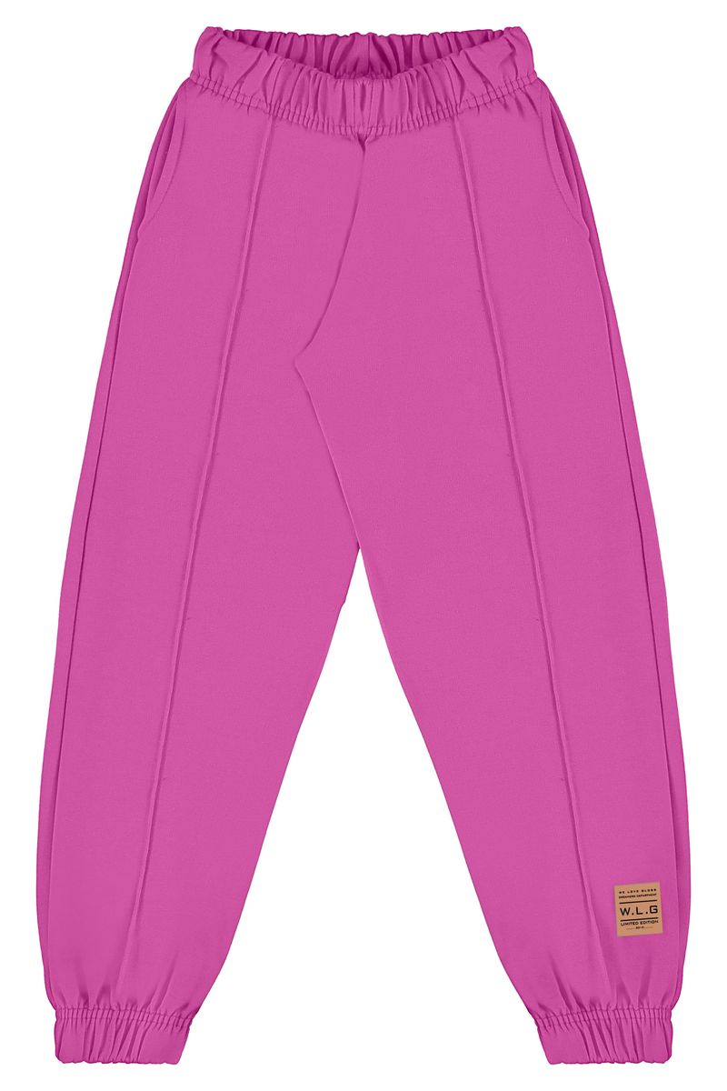 Calca-Basica-em-Moletom-Juvenil--Rosa-Pink--Gloss