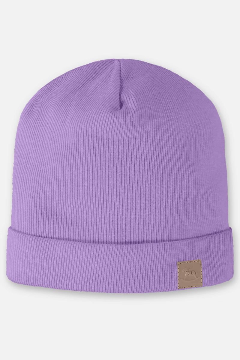 Gorro-em-Ribana-Unissex-para-Bebe--Roxo--Up-Baby