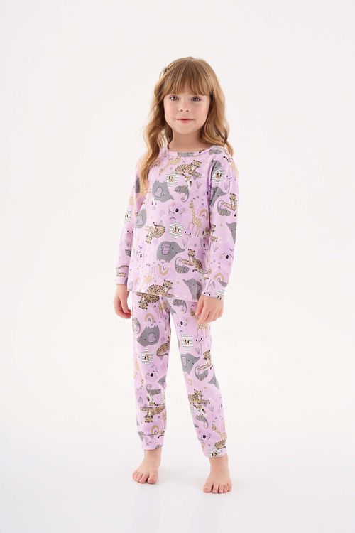 Pijama em Suedine Unissex Infantil  (Rosa) Up Baby