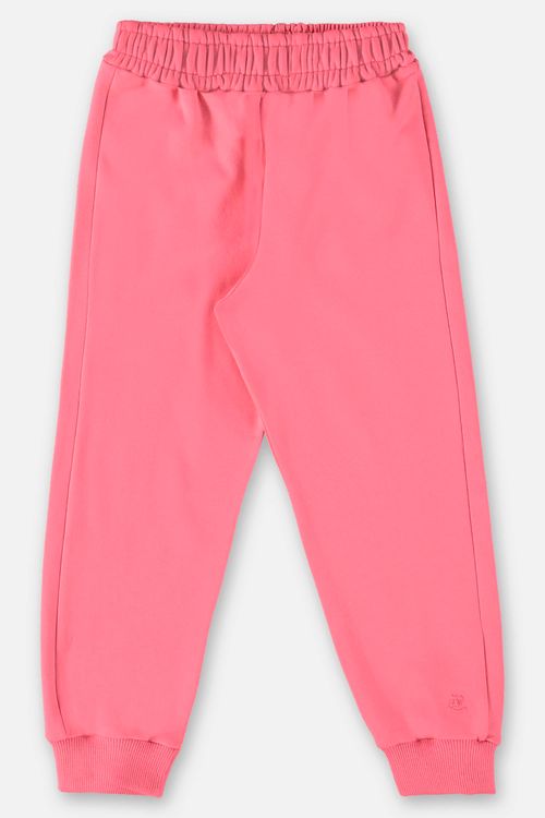 Calça Básica em Moletom Infantil Menina (Rosa) Up Baby