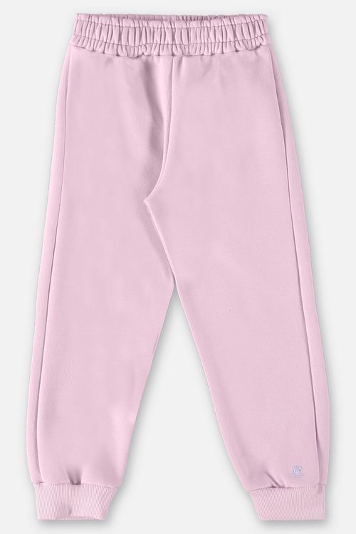 Calça Básica em Moletom Infantil Menina (Rosa Claro) Up Baby