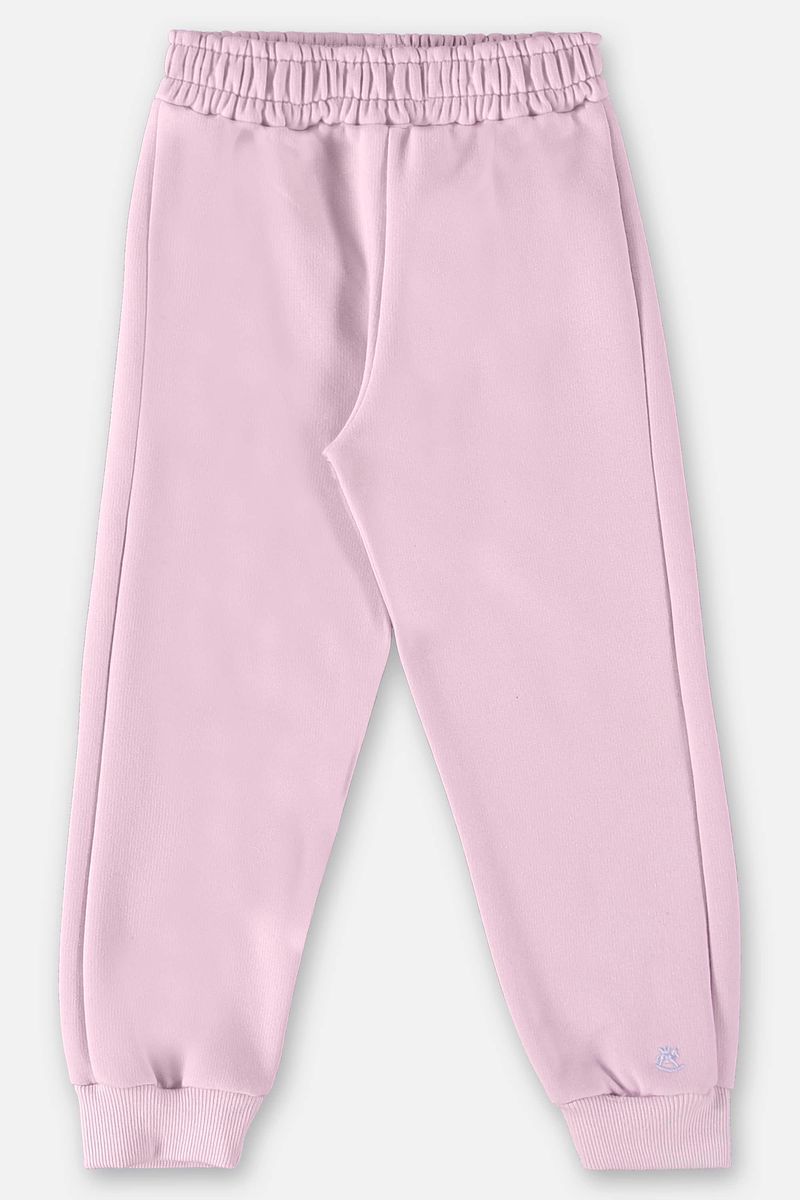Calca-Basica-em-Moletom-Infantil-Menina--Rosa-Claro--Up-Baby