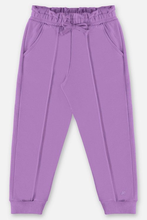 Calça em Molecotton Infantil Menina (Roxo) Up Baby