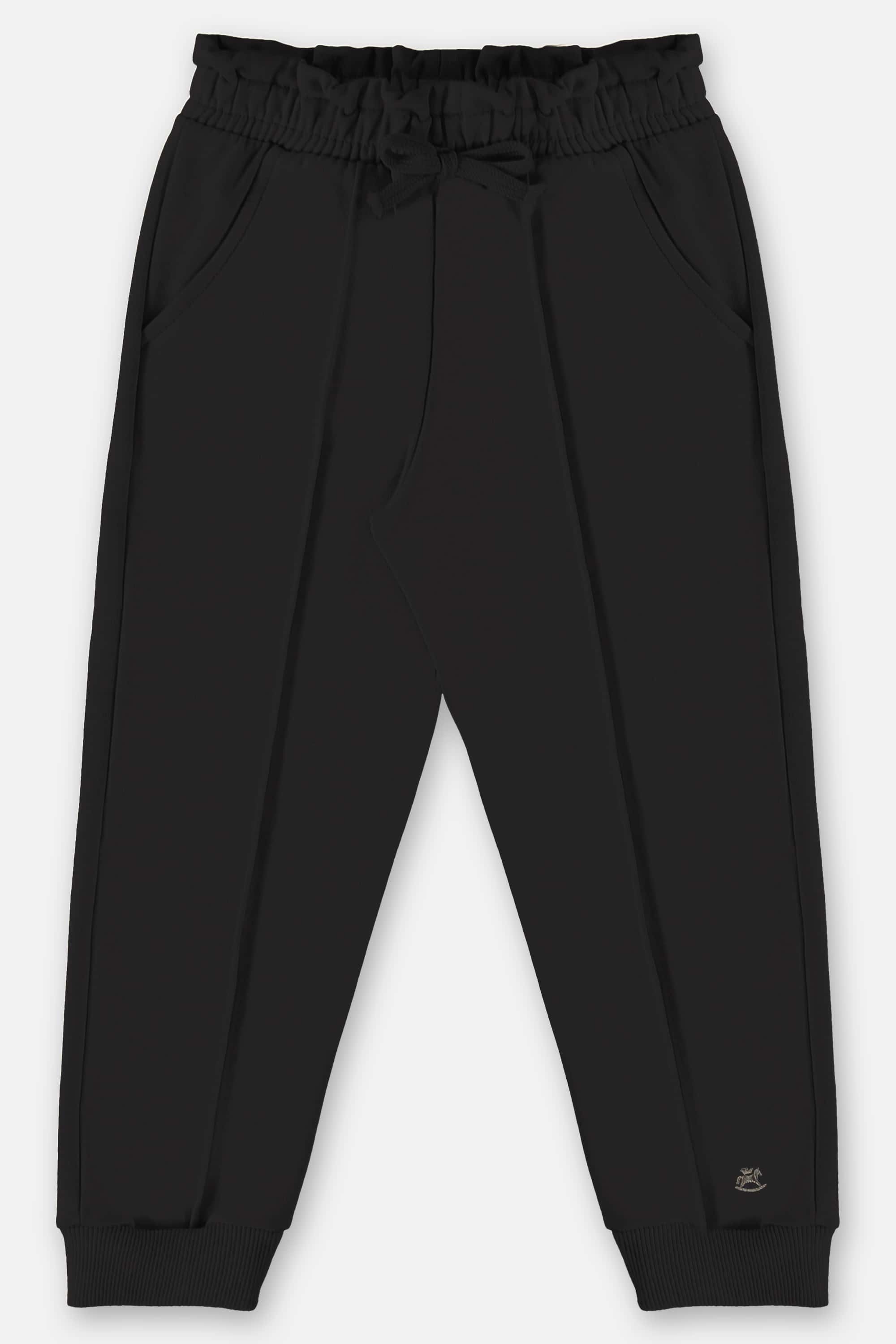 Calça em Molecotton Infantil Menina (Preto) Up Baby