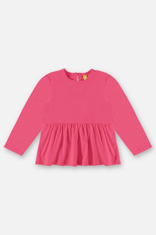 Bata Manga Longa Infantil Menina (Rosa Pink) Up Baby