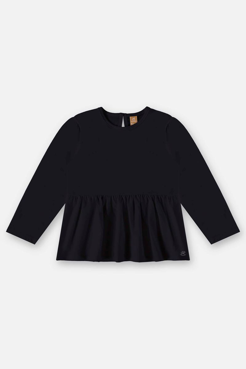 Bata-Manga-Longa-Infantil-Menina--Preto--Up-Baby