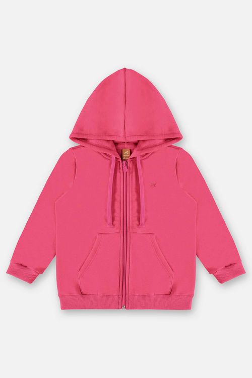 Jaqueta em Molecotton  Infantil Menina (Rosa Pink) Up Baby