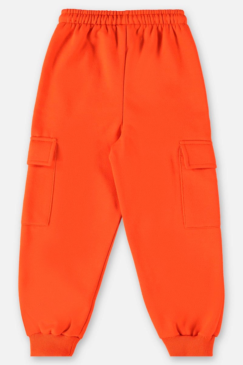 Calca-em-Moletom-Infantil-Menino--Laranja--Up-Baby