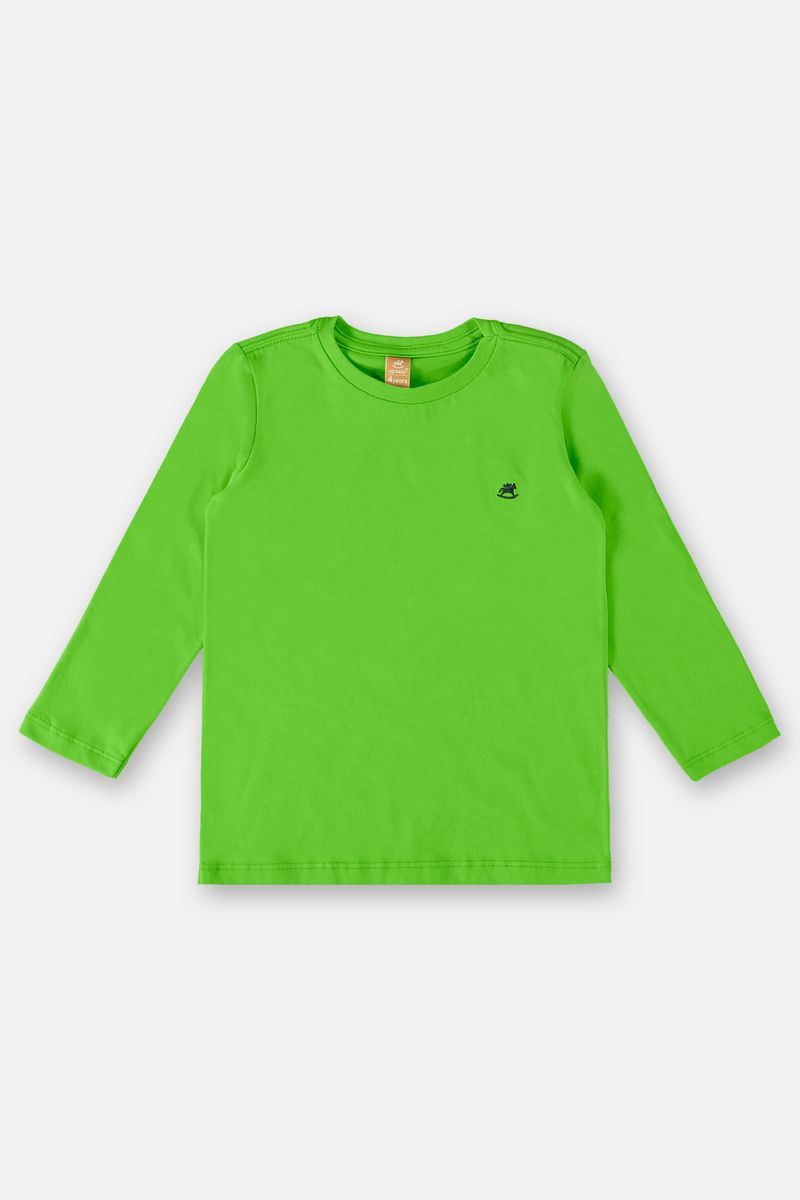 Camiseta-Manga-Longa-Basica-Infantil-Menino--Verde-Claro--Up-Baby