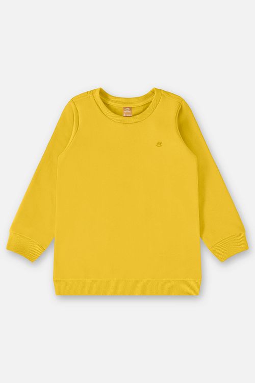 Blusão Básico em Moletom Infantil Menino (Amarelo) Up Baby