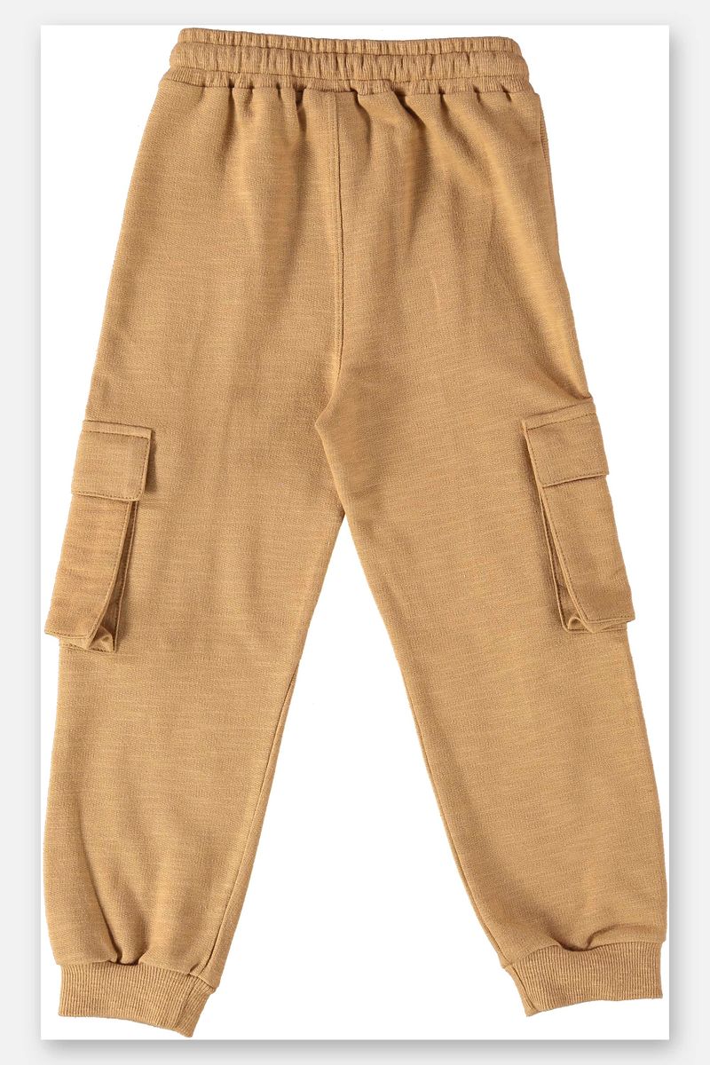 Calca-em-Moletom-Flame-Infantil-Menino--Marrom--Up-Baby