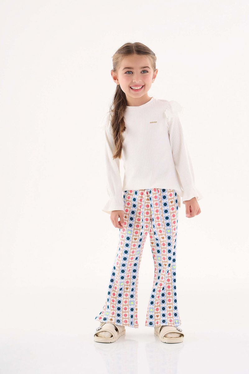 Conjunto-Blusa-e-Calca-Infantil-Menina--Off-White--Up-Baby
