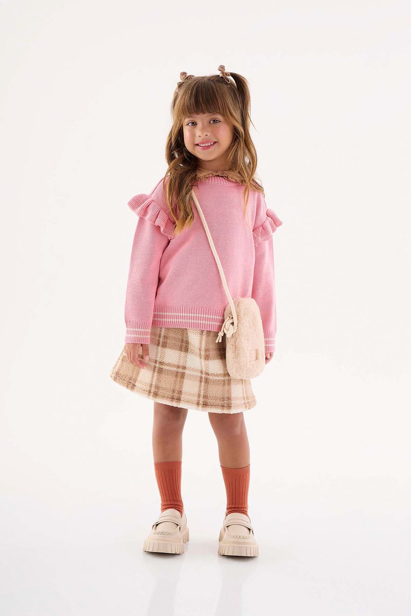 Blusao-em-Trico-Infantil-Menina--Rosa--Up-Baby