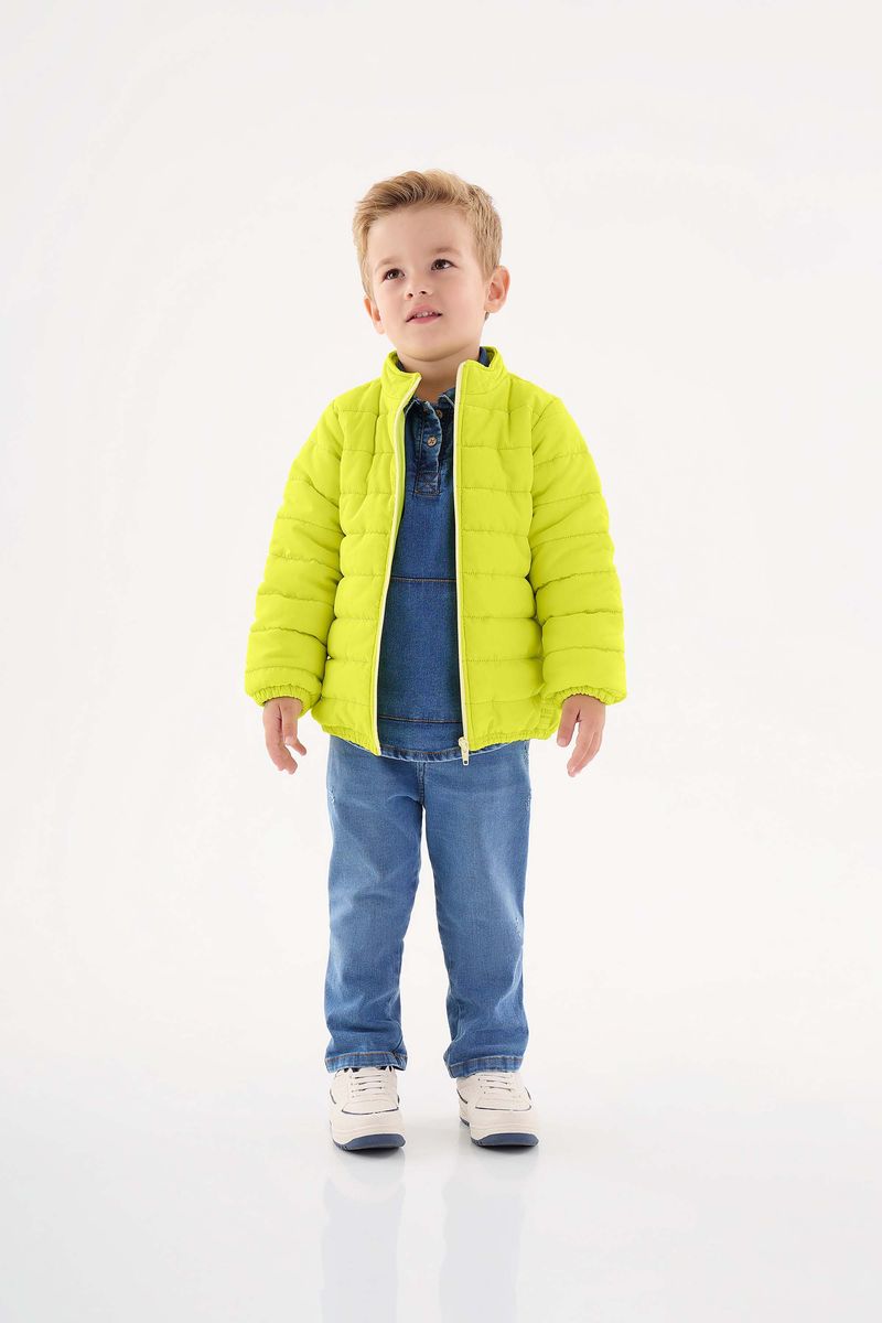 Jaqueta-Puffer-Unissex-Infantil--Amarelo--Up-Baby