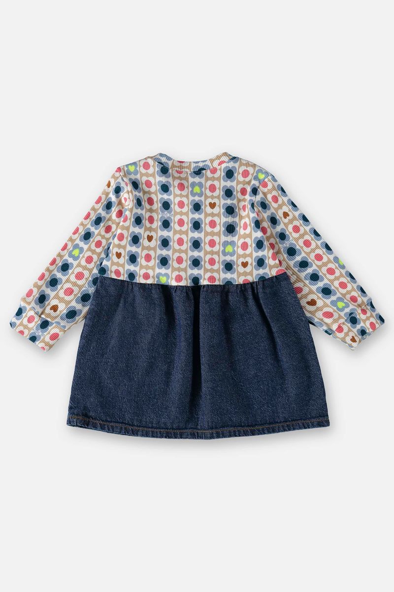 Vestido-Para-Bebe-Menina--Azul--Up-Baby