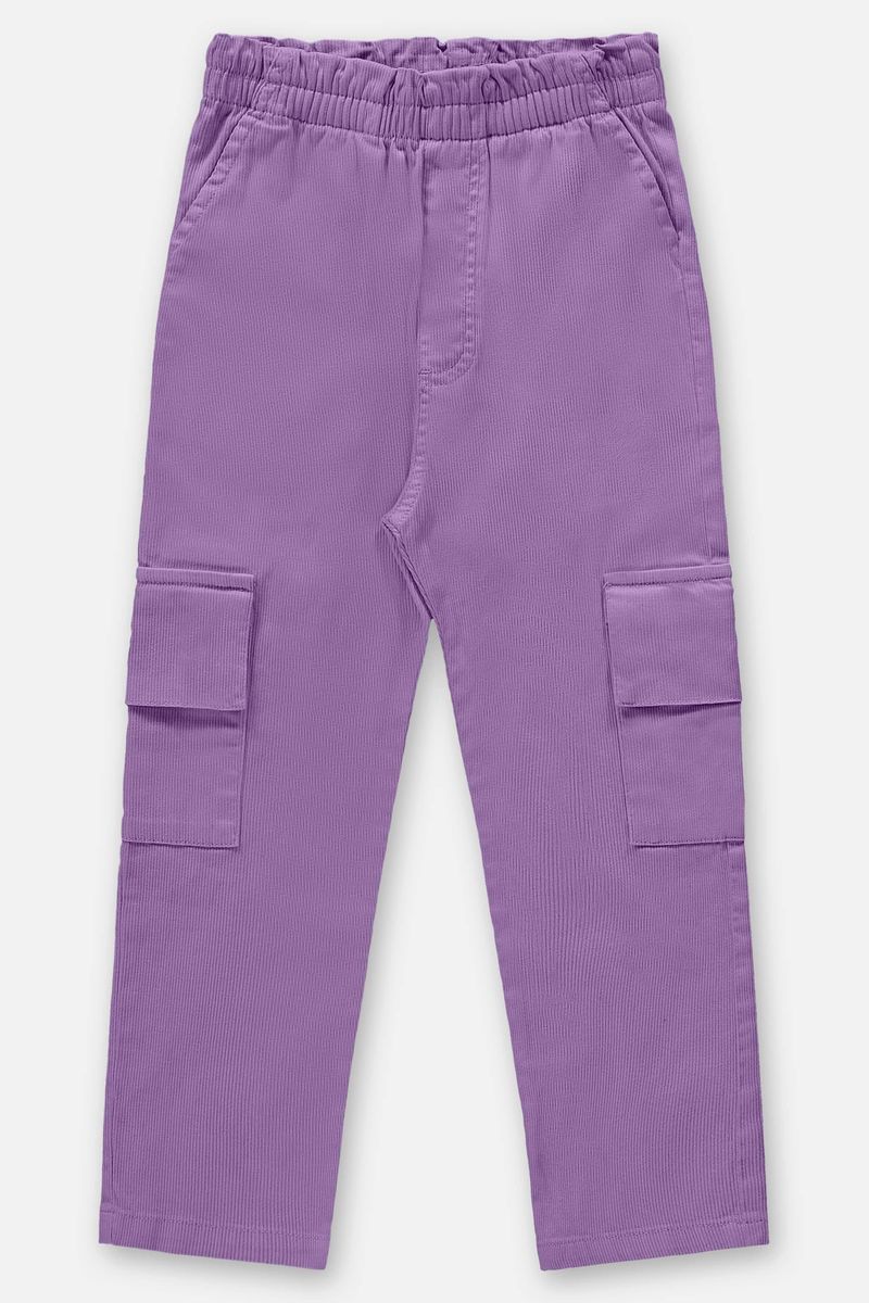 Calca-em-Sarja-Infantil-Menina--Roxo--Up-Baby