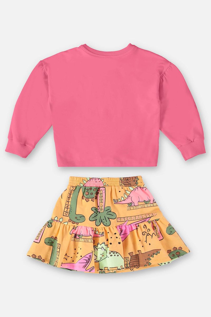 Conjunto-Blusao-e-Saia-Infantil-Menina--Rosa--Up-Baby