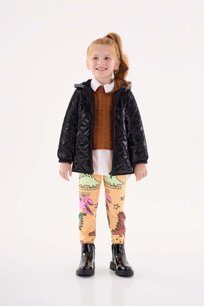 Jaqueta-Puffer-Infantil-para-Menina--Preto--Up-Baby