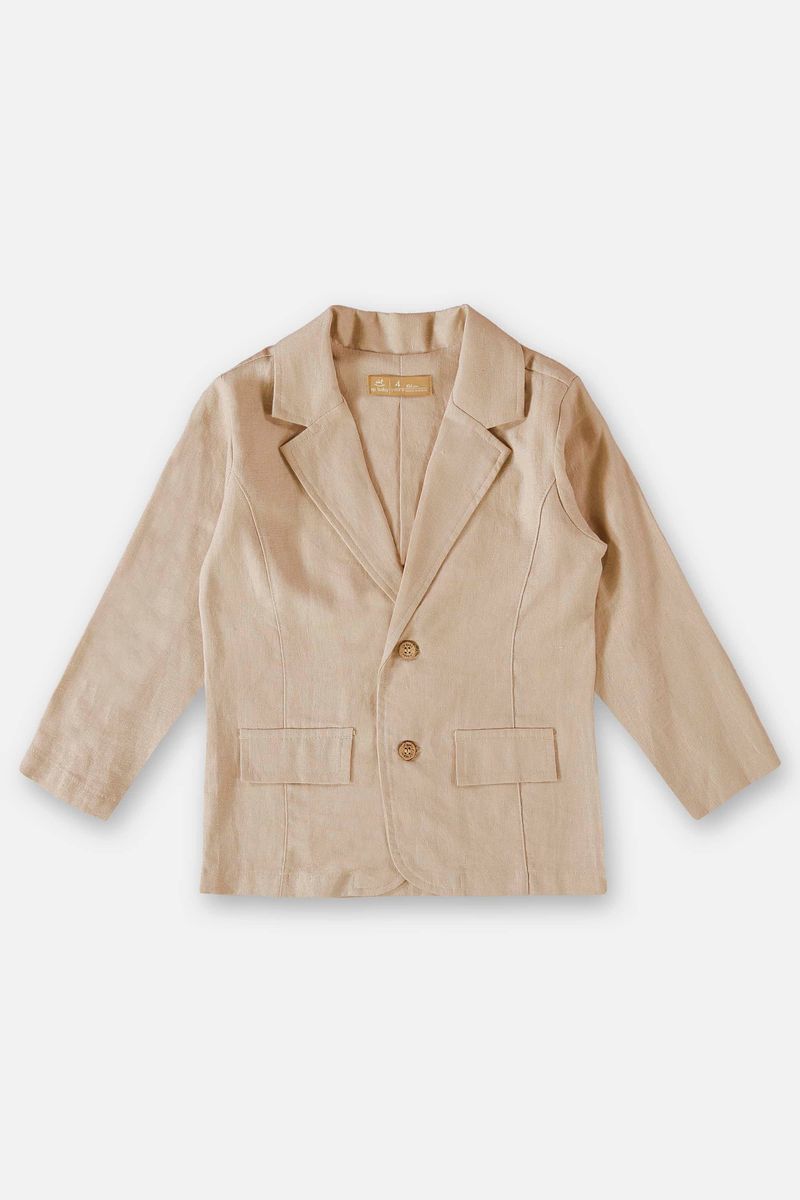 Blazer-em-Linho-Infantil-Menino--Bege--Up-Baby