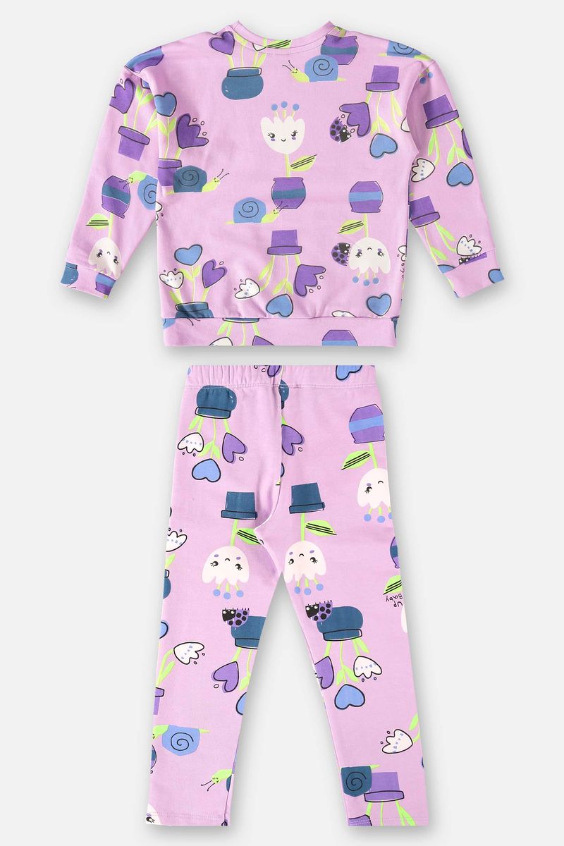 Conjunto-Blusao-e-Legging-Infantil-para-Menina--Roxo--Up-Baby