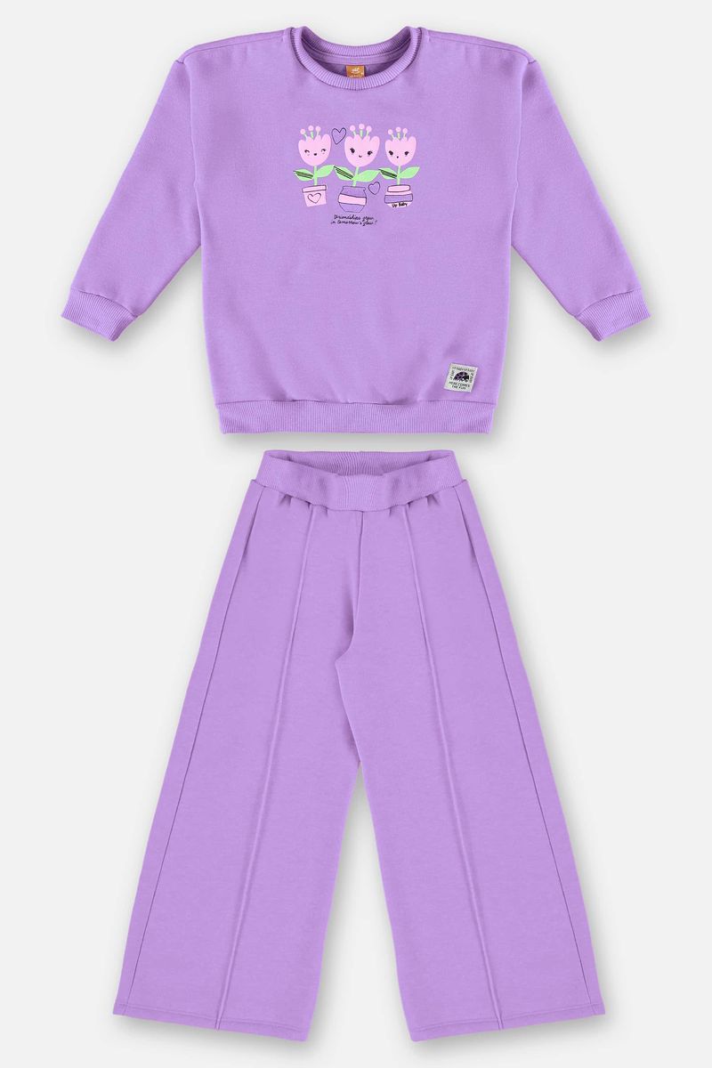 Conjunto-Blusao-e-Wide-Leg-Infantil-Menina--Roxo--Up-Baby