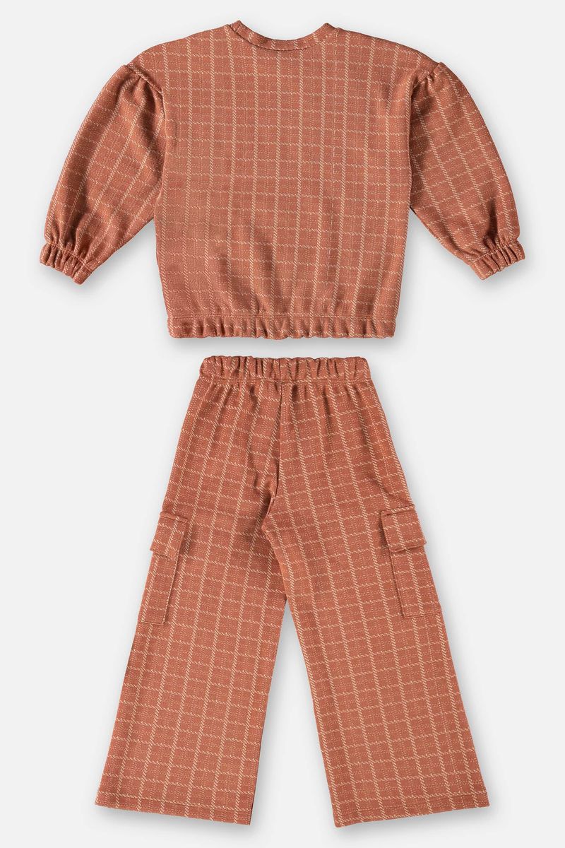 Conjunto-Jaqueta-e-Calca-Infantil-para-Menina--Marrom--Up-Baby