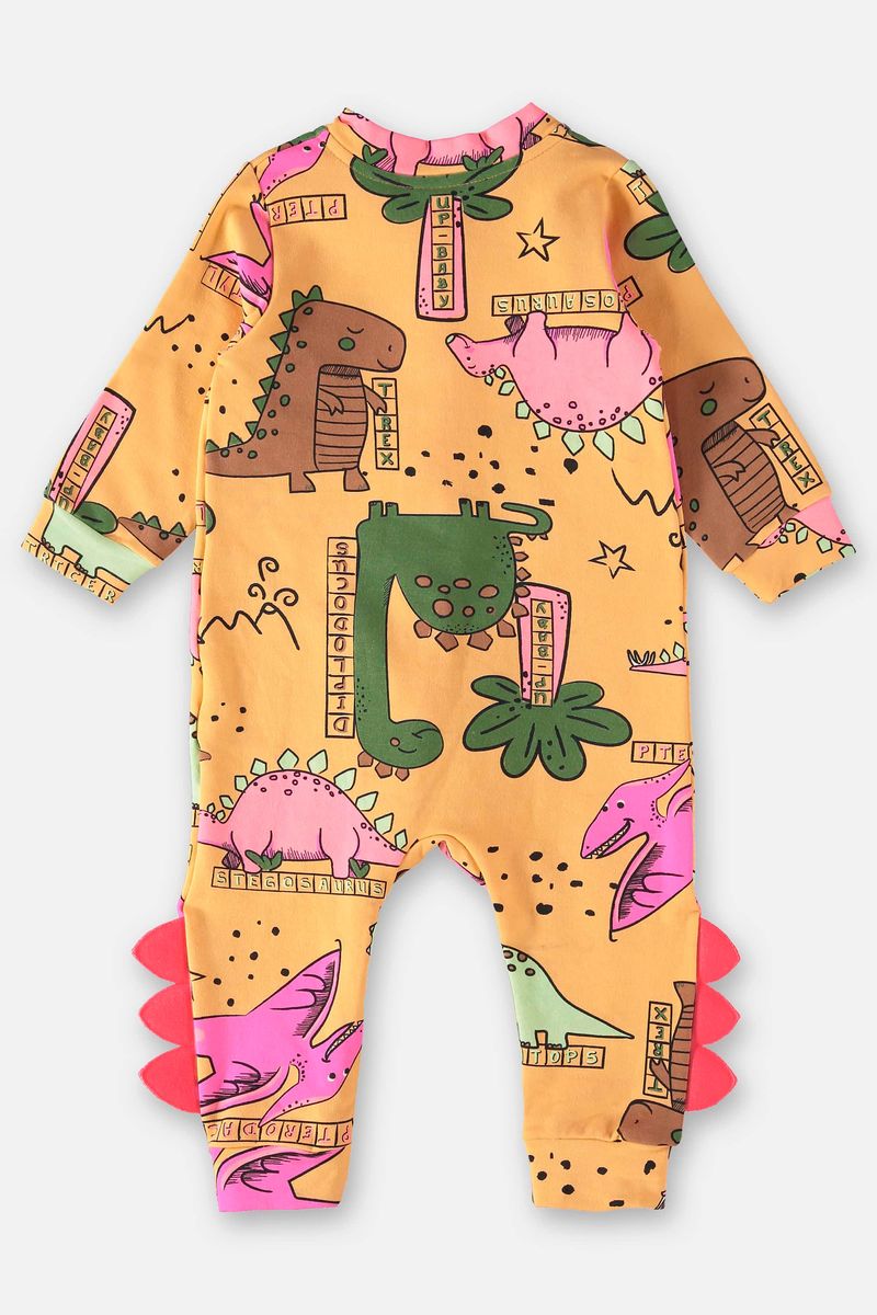 Macacao-Estampado-Bebe-Menina--Laranja--Up-Baby