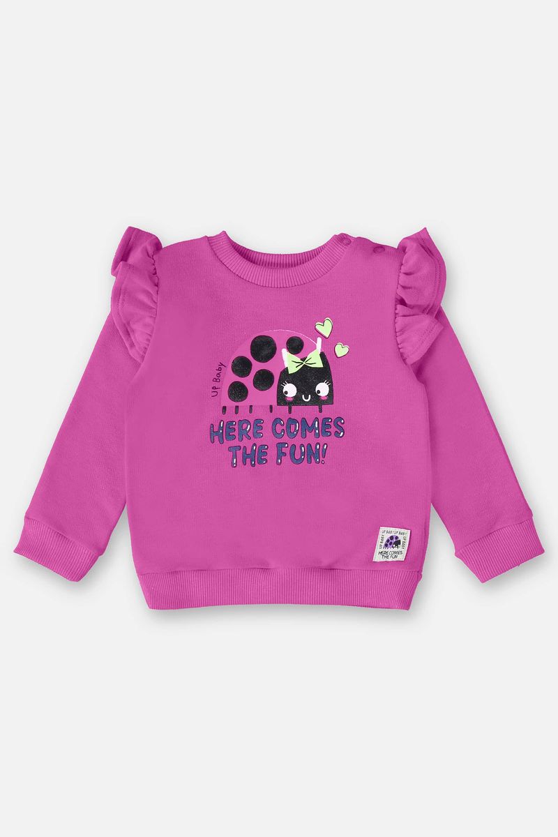 Conjunto-Blusao-e-Calca-para-Bebe-Menina--Roxo--Up-Baby