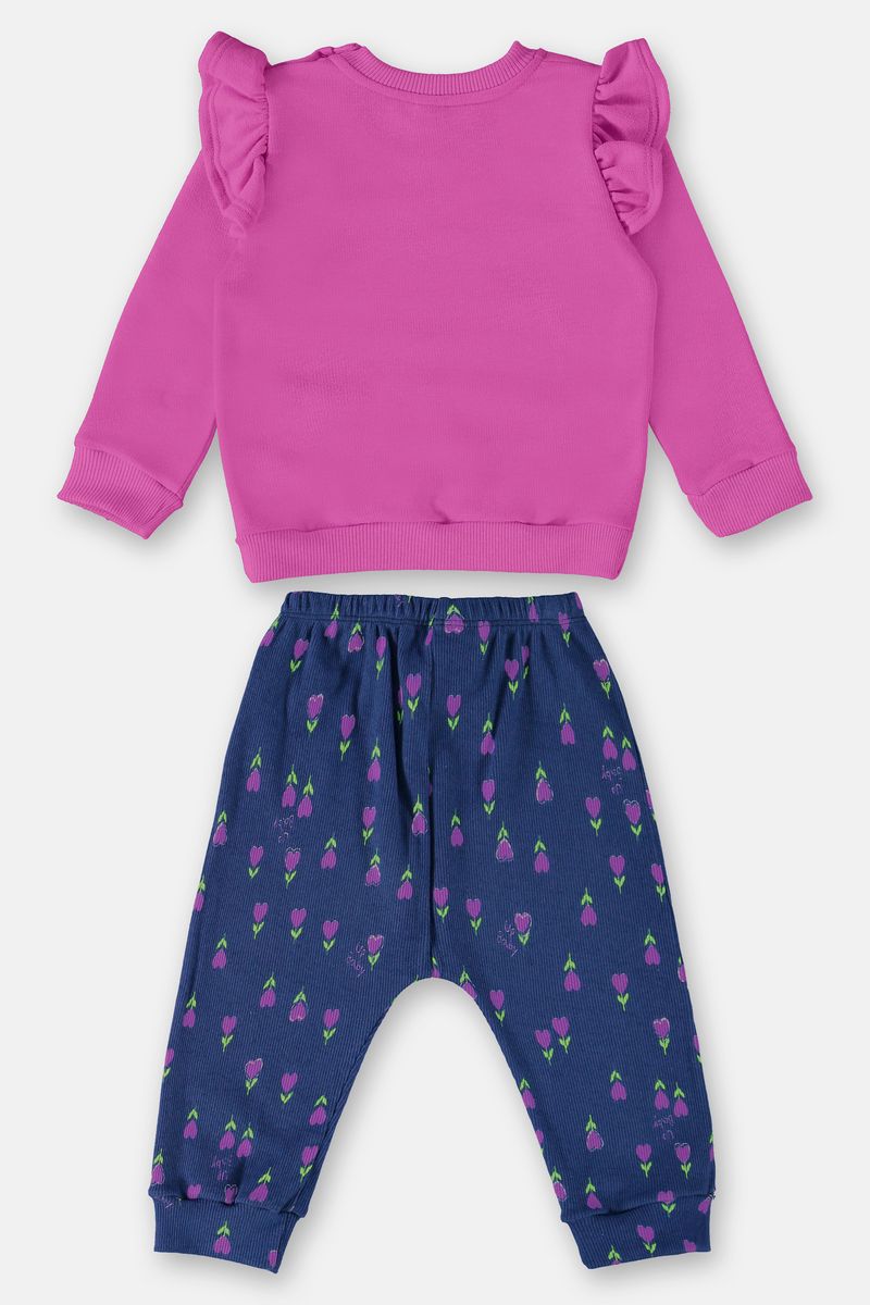 Conjunto-Blusao-e-Calca-para-Bebe-Menina--Roxo--Up-Baby