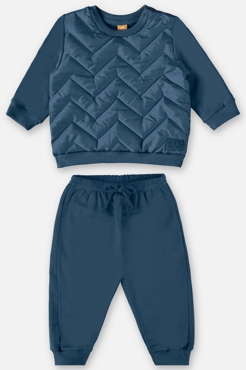 Conjunto-Blusao-e-Calca-para-Bebe-Menino--Azul--Up-Baby