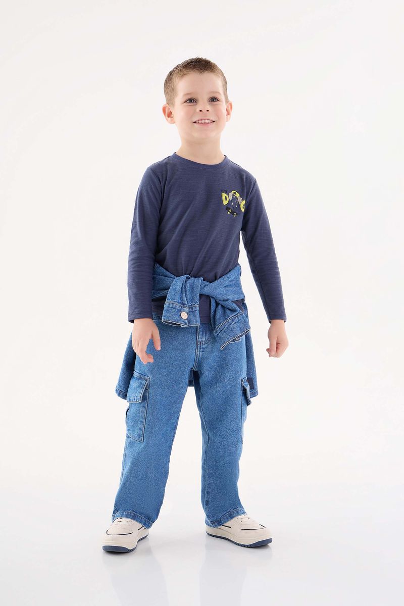 Camiseta-de-Manga-Longa-Infantil-Menino--Azul--Up-Baby