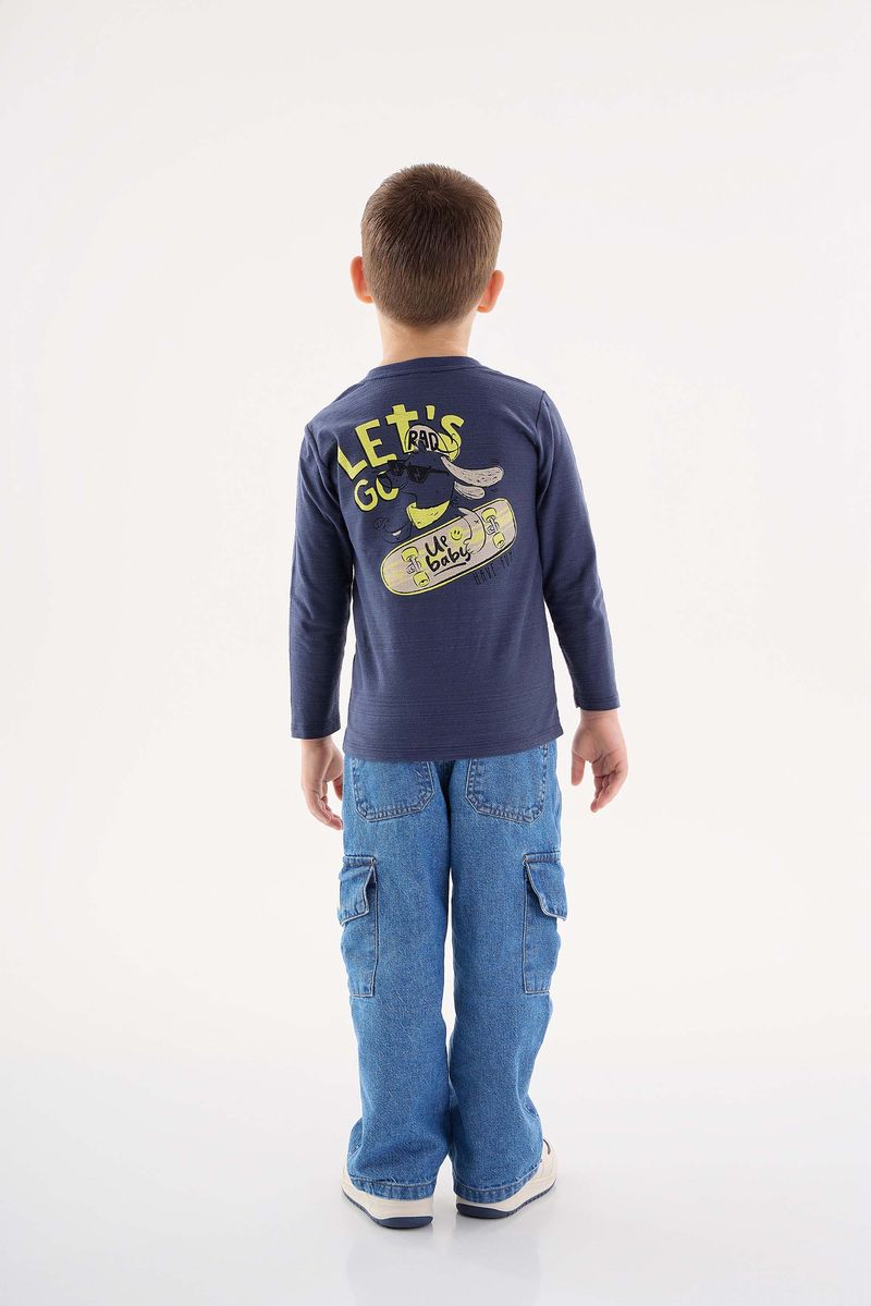 Camiseta-de-Manga-Longa-Infantil-Menino--Azul--Up-Baby