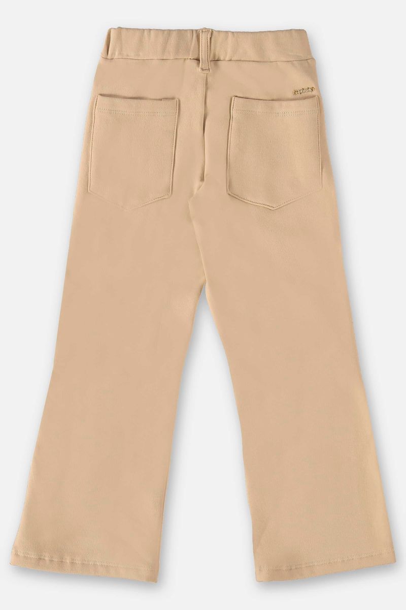 Calca-Flare-Basica-em-Molecotton-Infantil-Menina--Bege--Up-Baby